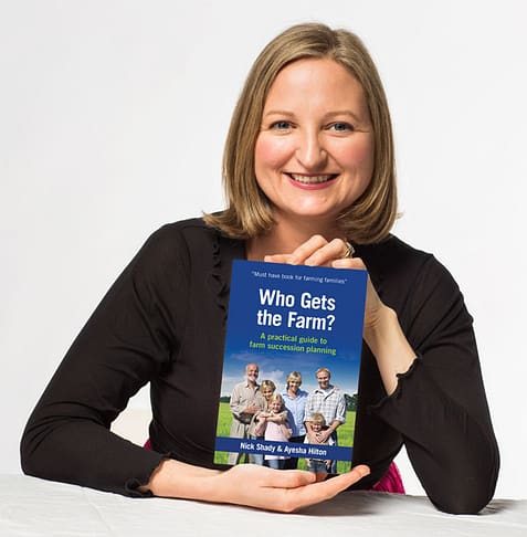 Ayesha Hilton Who Gets the Farm book - farm succession planning